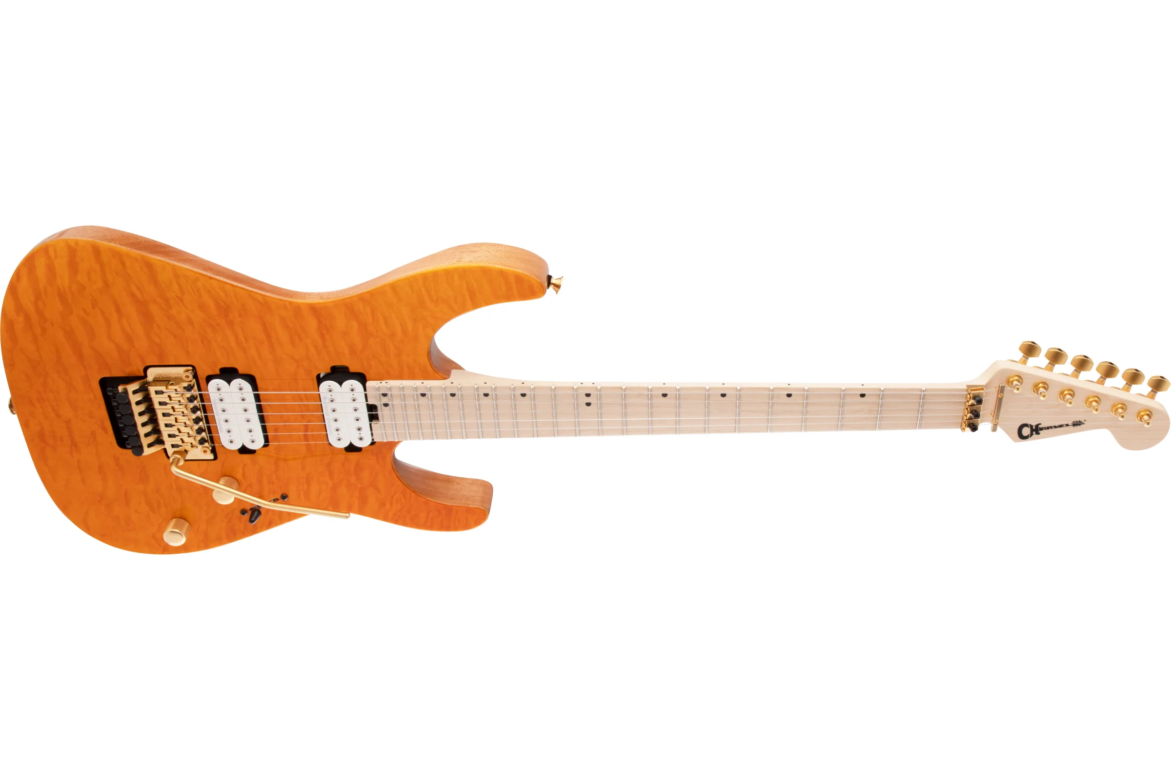 Charvel Pro-Mod DK24 HH FR M Mahogany With Quilt Maple - Image 3