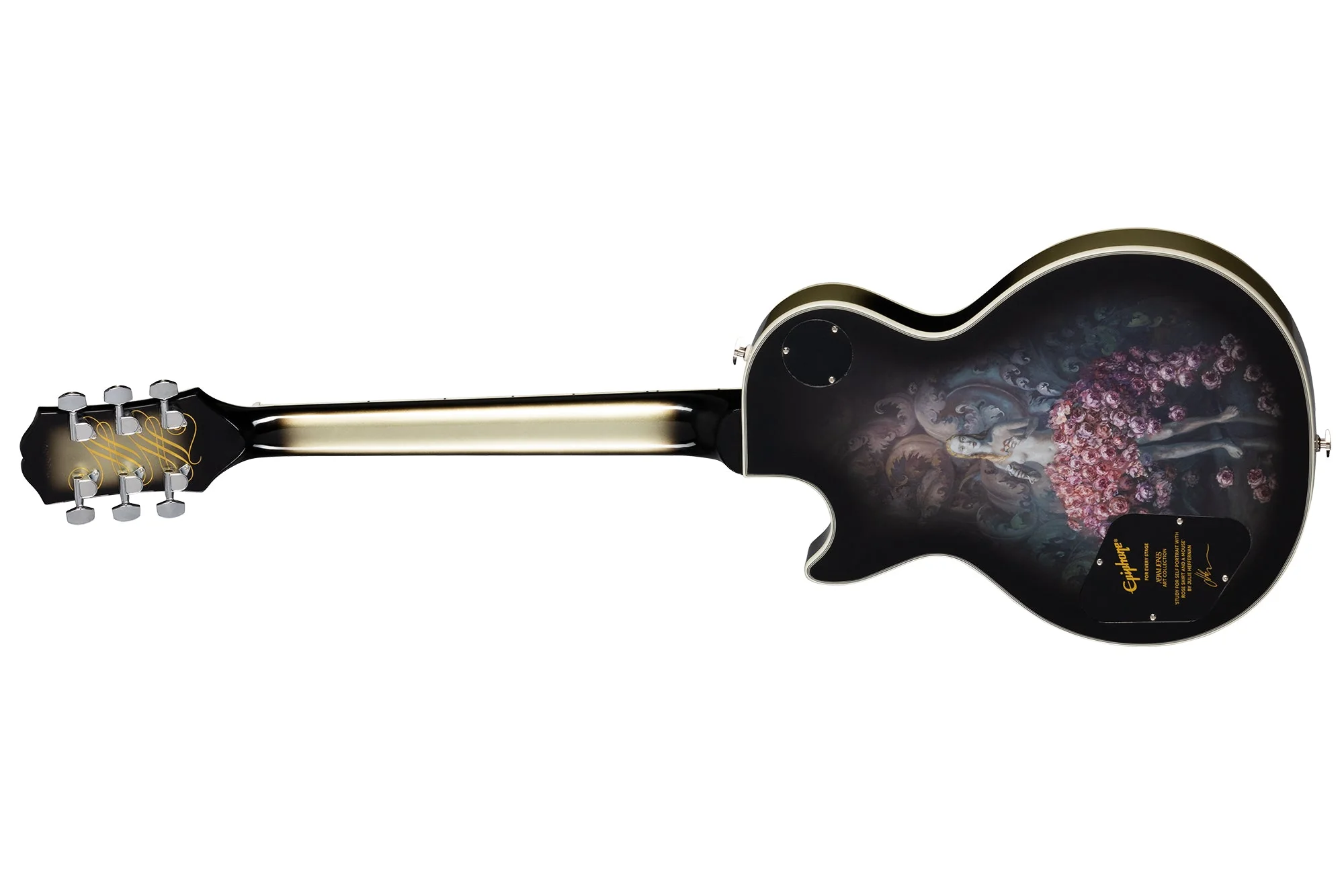 Epiphone Adam Jones Les Paul Custom Art Collection: Julie Heffernan’s “Study For Self-Portrait with Rose Skirt and a Mouse” - Image 3