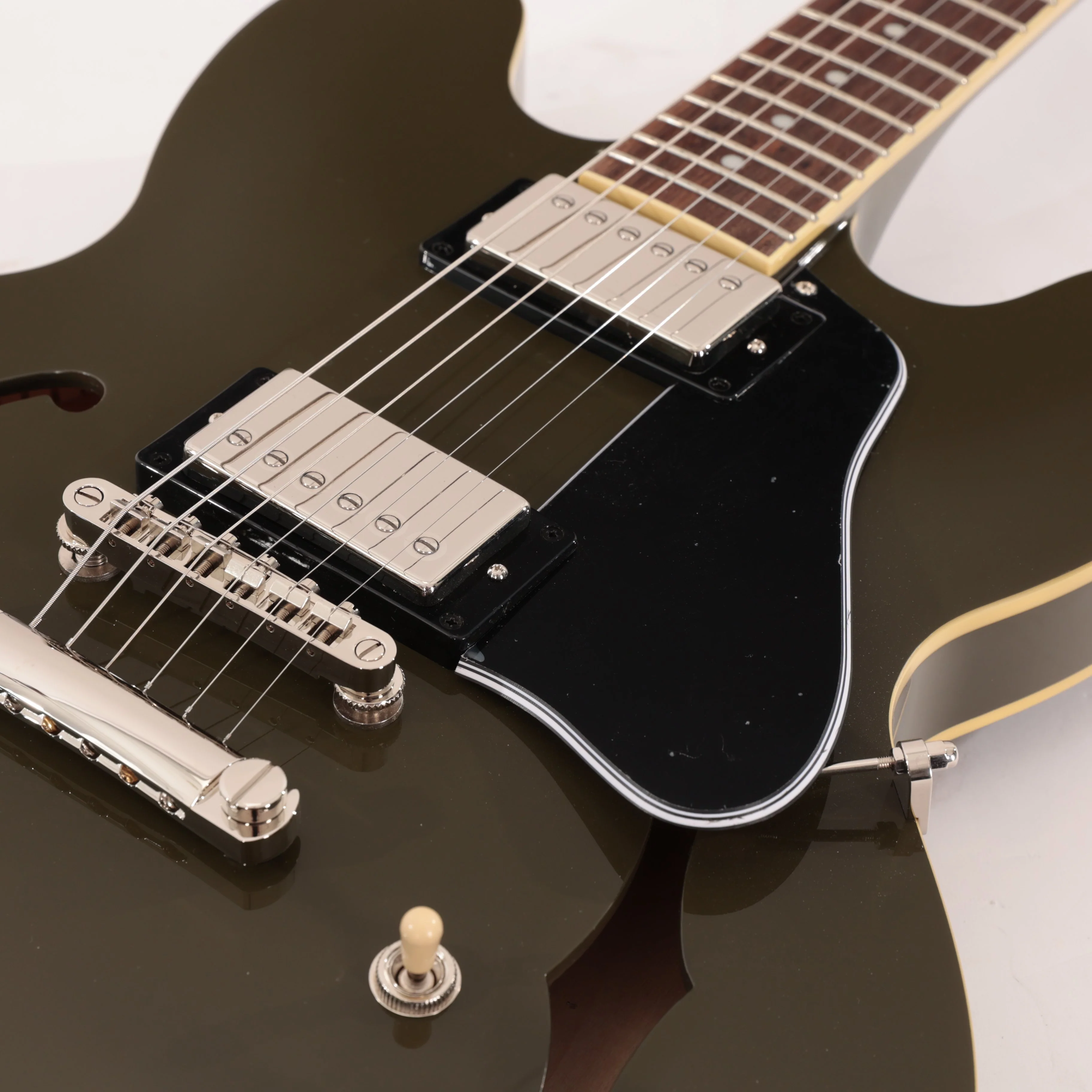 Epiphone Limited Edition ES-335, Olive Drab - Image 5