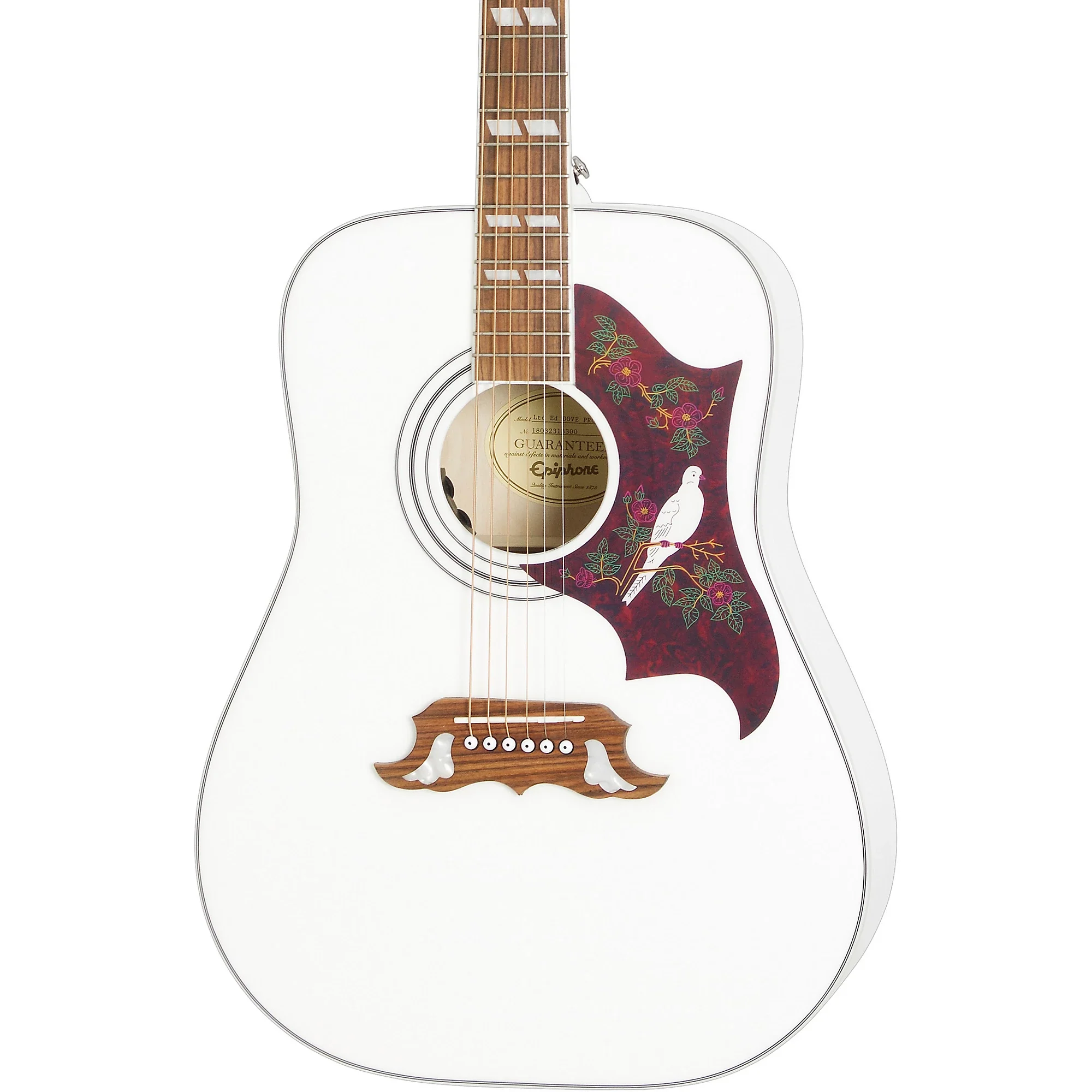 Epiphone Limited Edition Dove Studio, Alpine White - Image 3
