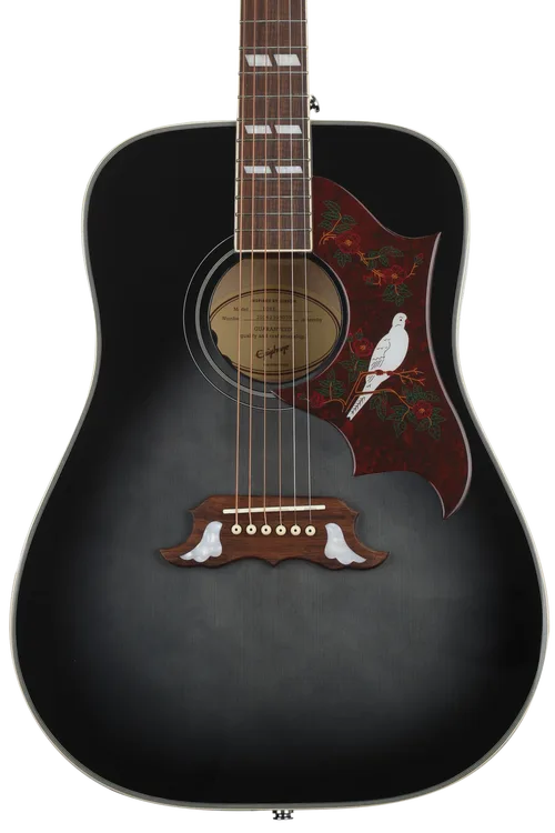 Epiphone Limited Edition Dove Studio, Trans Ebony - Image 2
