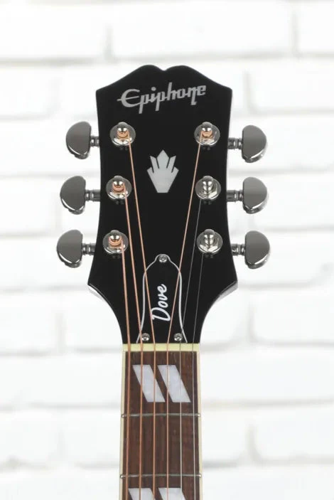 Epiphone Limited Edition Dove Studio, Trans Ebony - Image 7