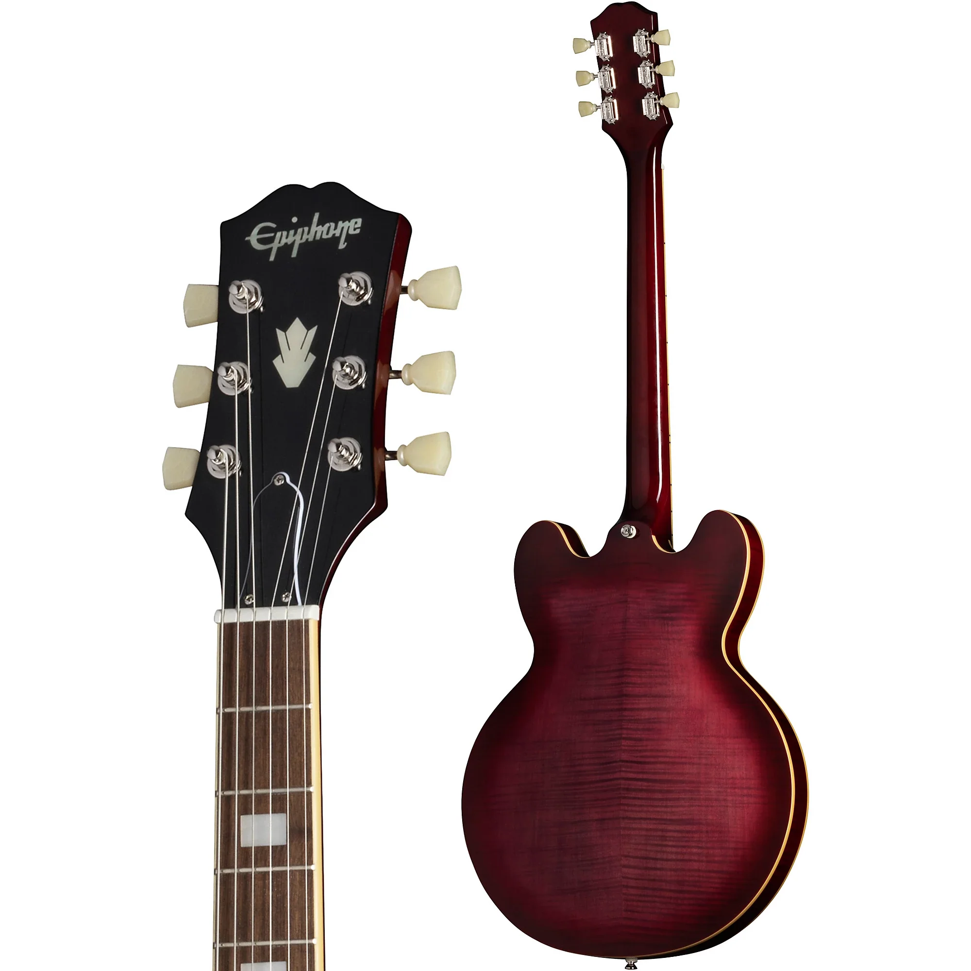 Epiphone Limited Edition ES-335 Figured, Raspberry Burst - Image 9