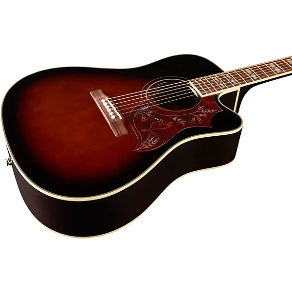 Epiphone Limited Edition Hummingbird EC Studio, Tobacco Sunburst - Image 5