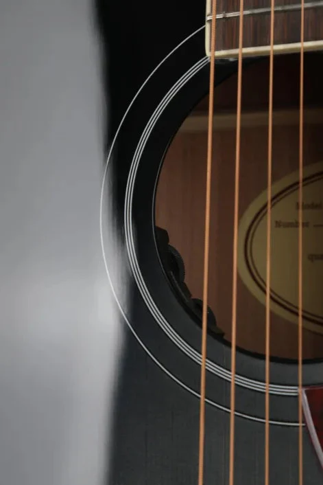 Epiphone Limited Edition Hummingbird Studio, Trans Ebony - Image 6