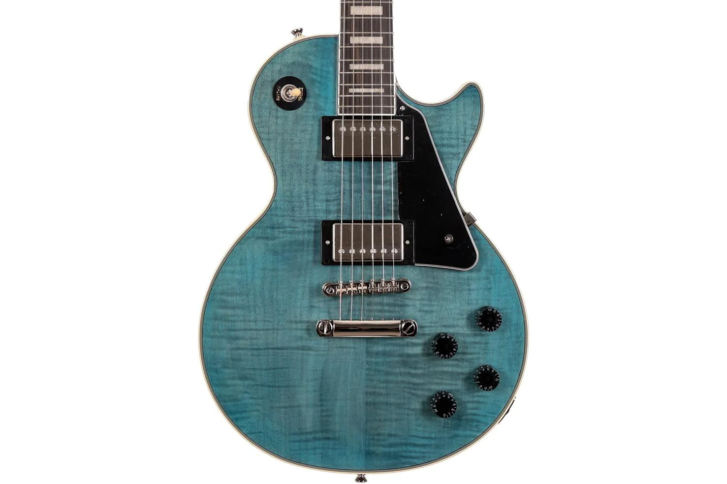 Epiphone Limited Edition Les Paul Custom Figured Maple Top - Image 4