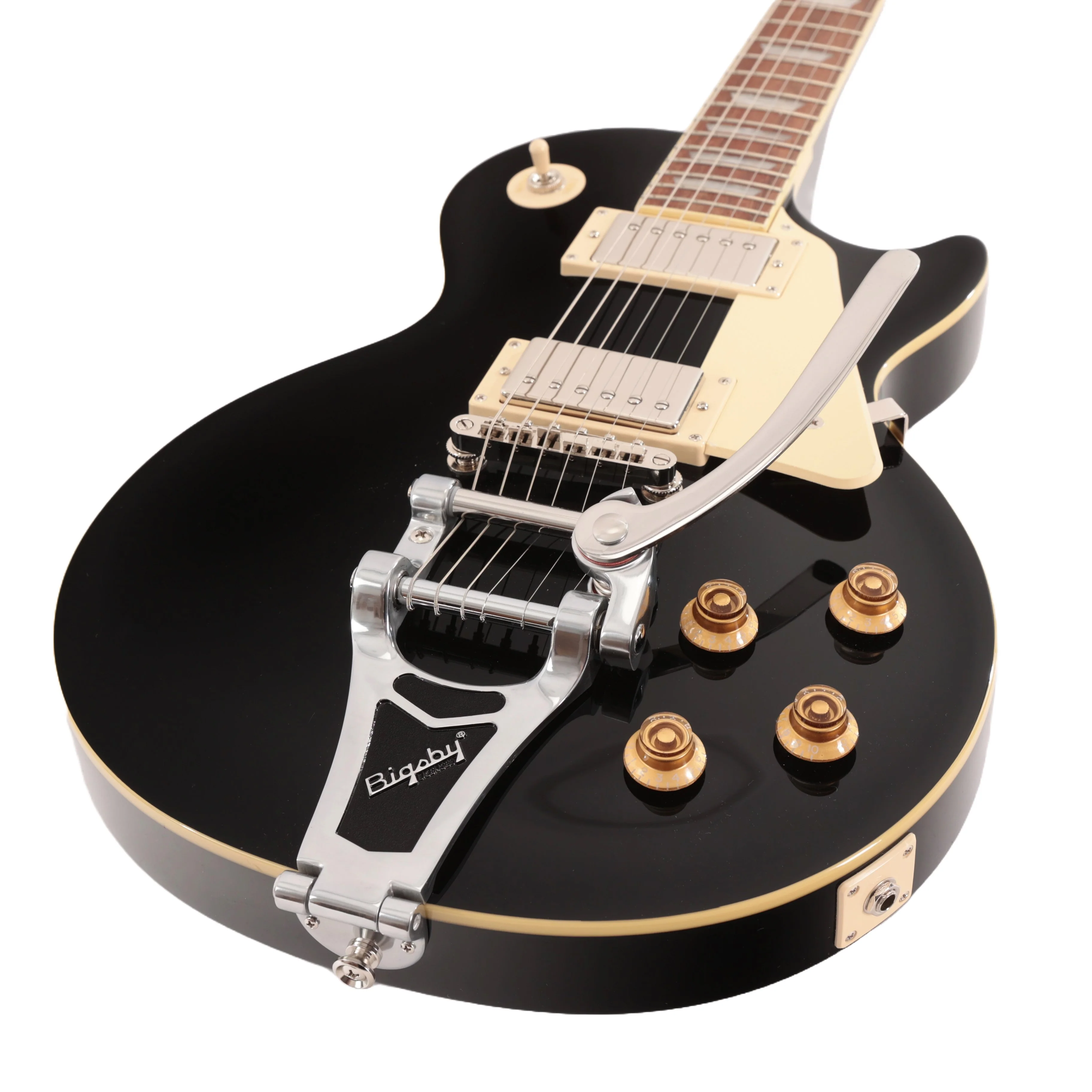 Epiphone Limited Edition Les Paul Standard '50s Bigsby, Ebony - Image 5