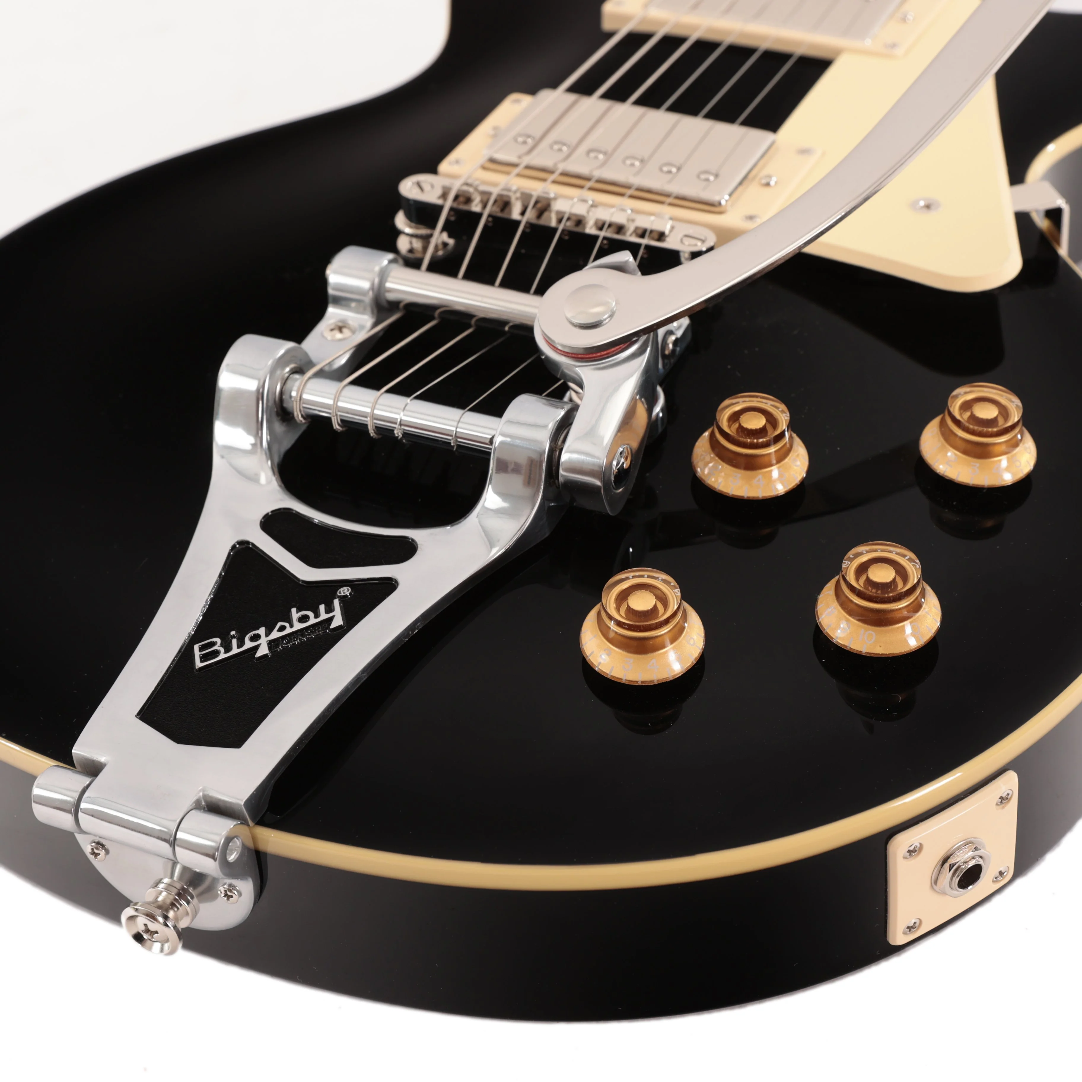 Epiphone Limited Edition Les Paul Standard '50s Bigsby, Ebony - Image 6