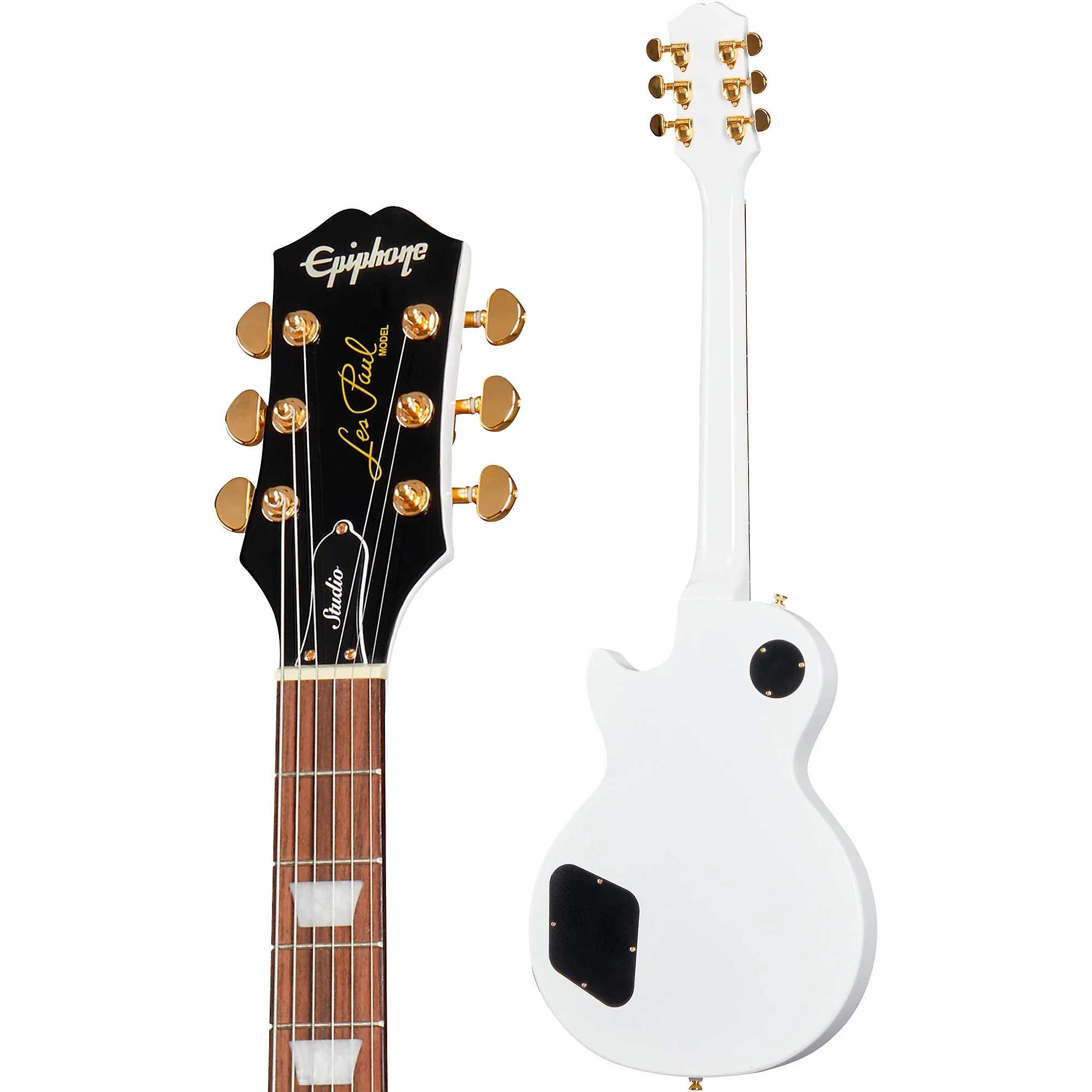 Epiphone Limited Edition Les Paul Studio Gold, Alpine White - Image 6
