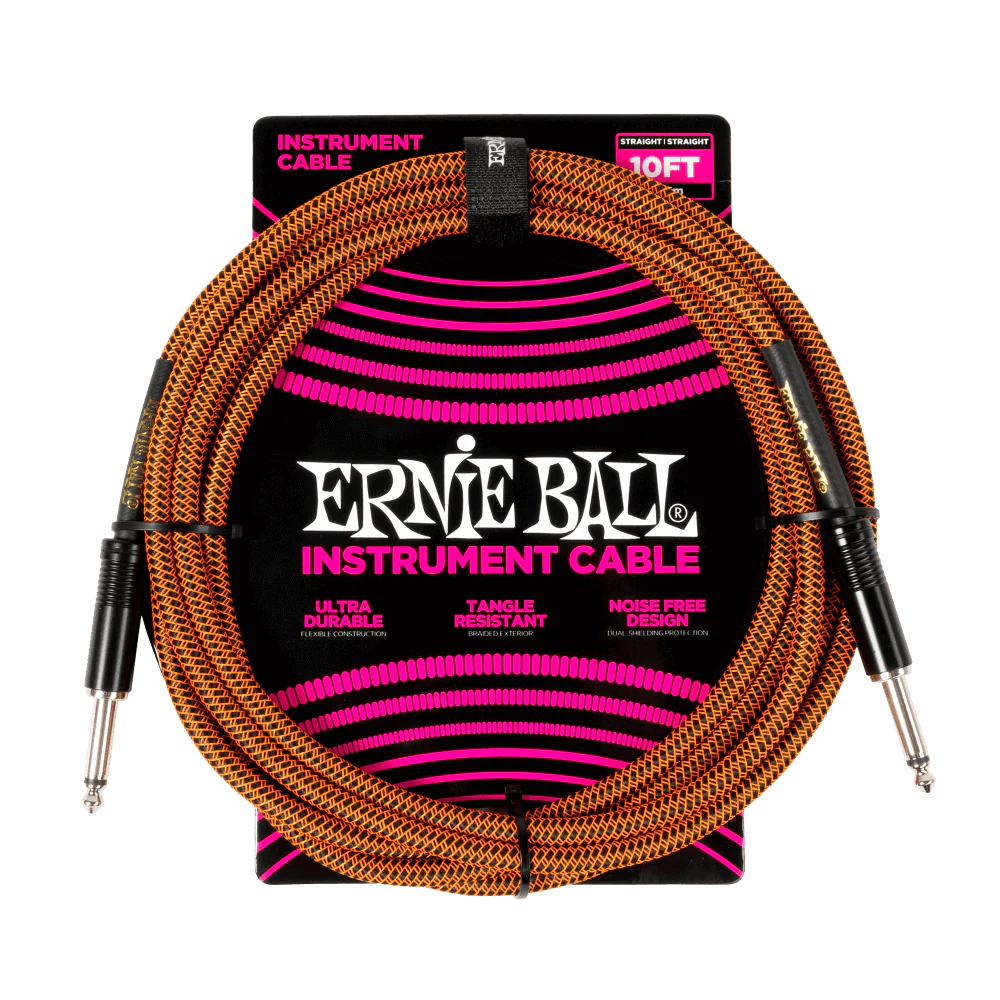 Ernie Ball Braided Instrument Cable Straight/Straight - Image 2