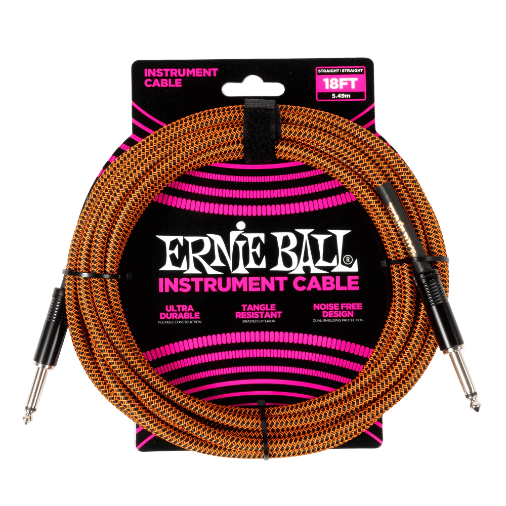 Ernie Ball Braided Instrument Cable Straight/Straight - Image 4