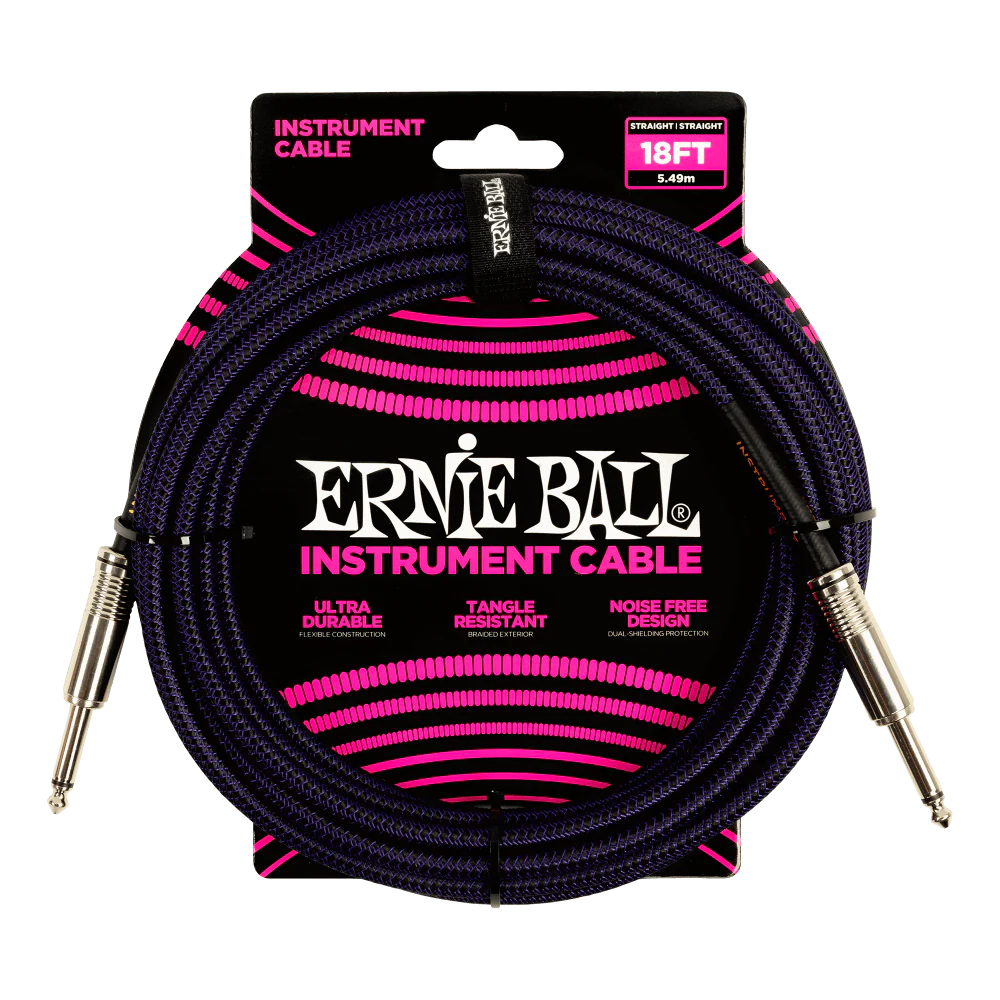Ernie Ball Braided Instrument Cable Straight/Straight - Image 6