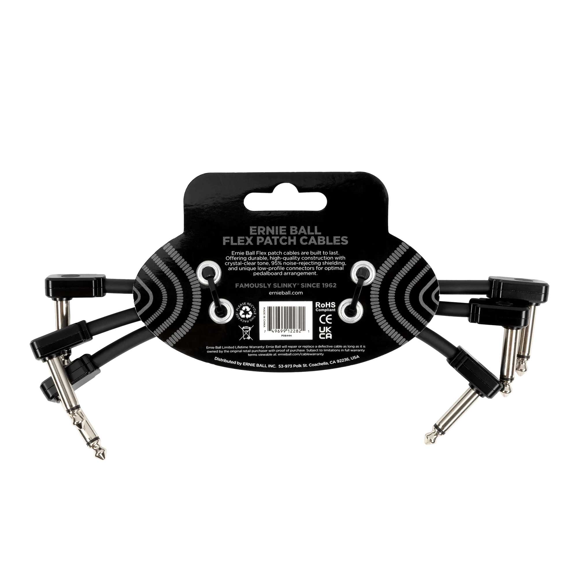 Ernie Ball Flex Patch Cables (Black) - Image 4