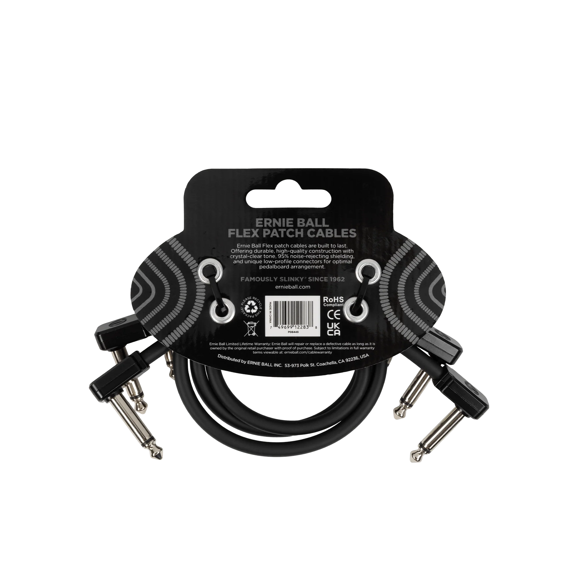 Ernie Ball Flex Patch Cables (Black) - Image 6