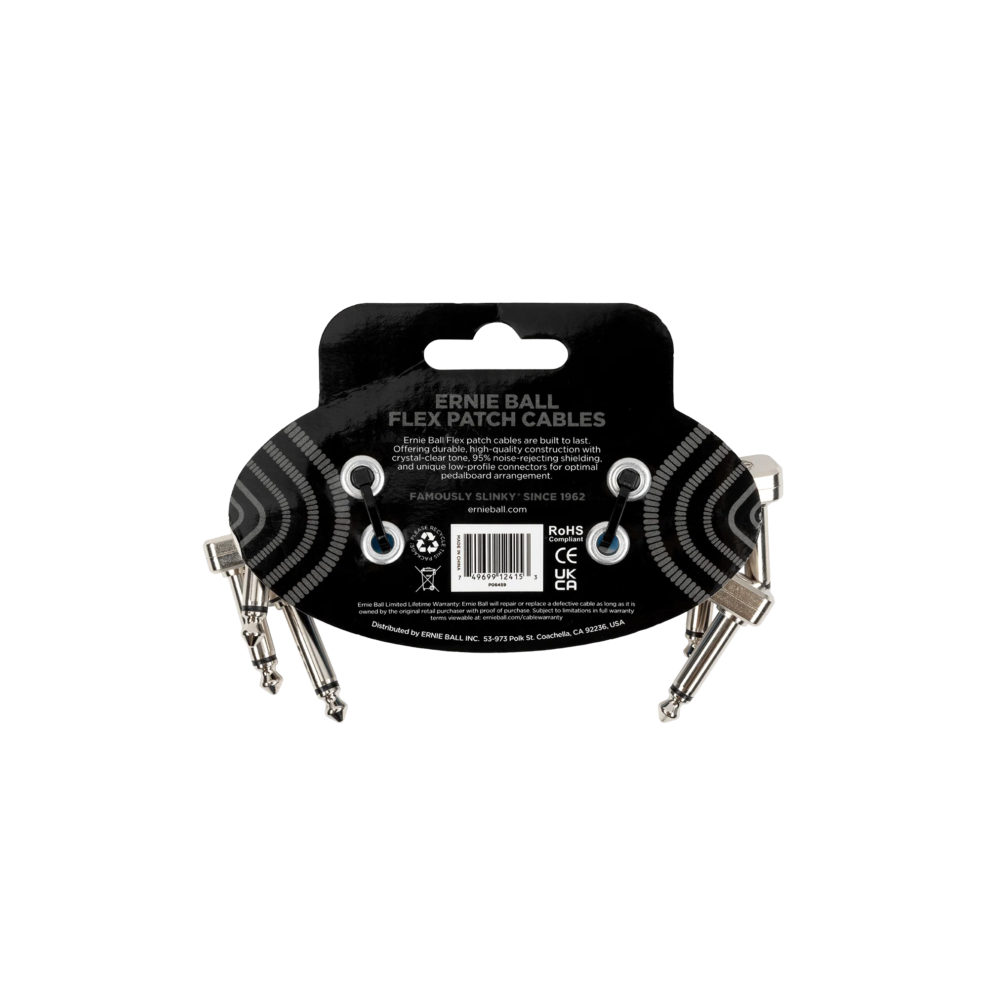 Ernie Ball Flex Patch Cables (Blue) - Image 2