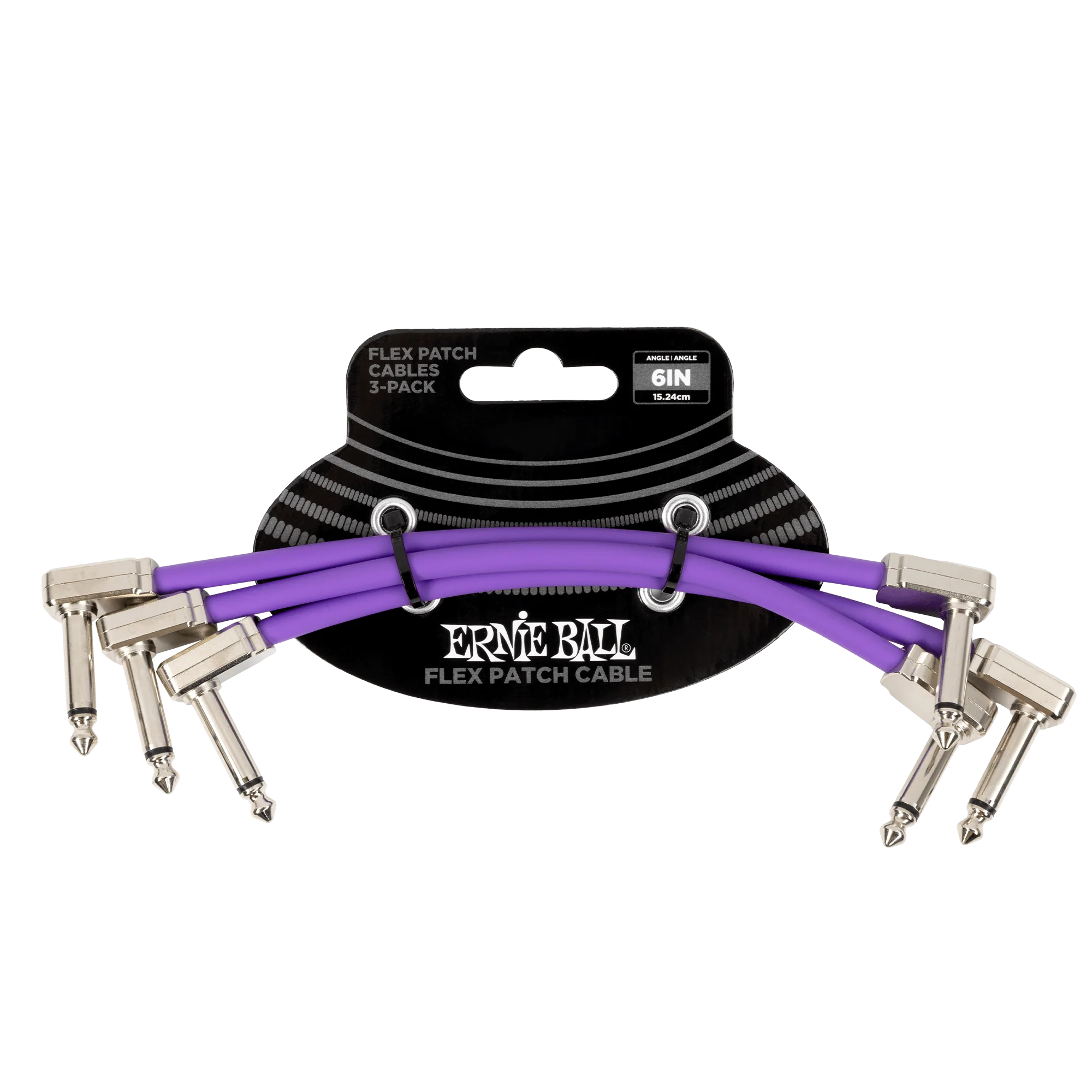 Ernie Ball Flex Patch Cables (Purple) - Image 3