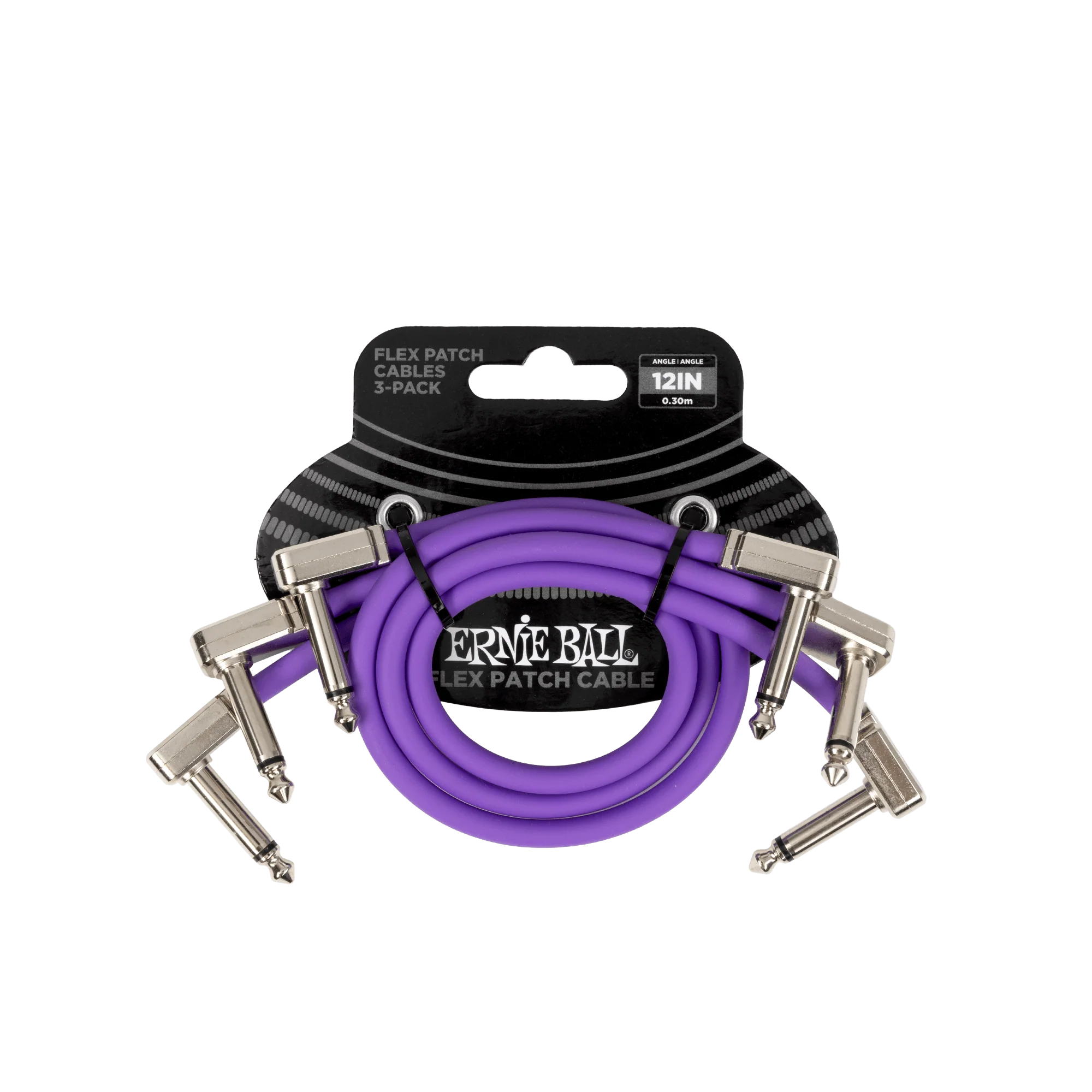 Ernie Ball Flex Patch Cables (Purple) - Image 5
