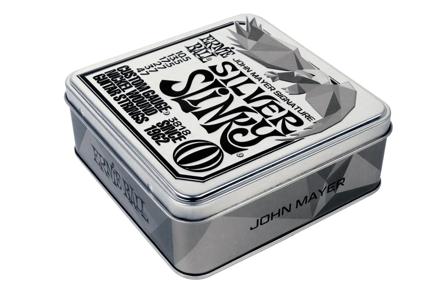 Ernie Ball John Mayer Silver Slinky Signature Electric Guitar Strings - 3 pack - Image 2