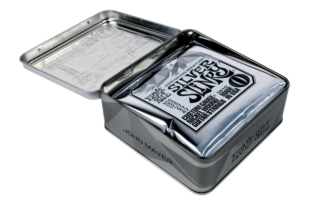 Ernie Ball John Mayer Silver Slinky Signature Electric Guitar Strings - 3 pack - Image 3