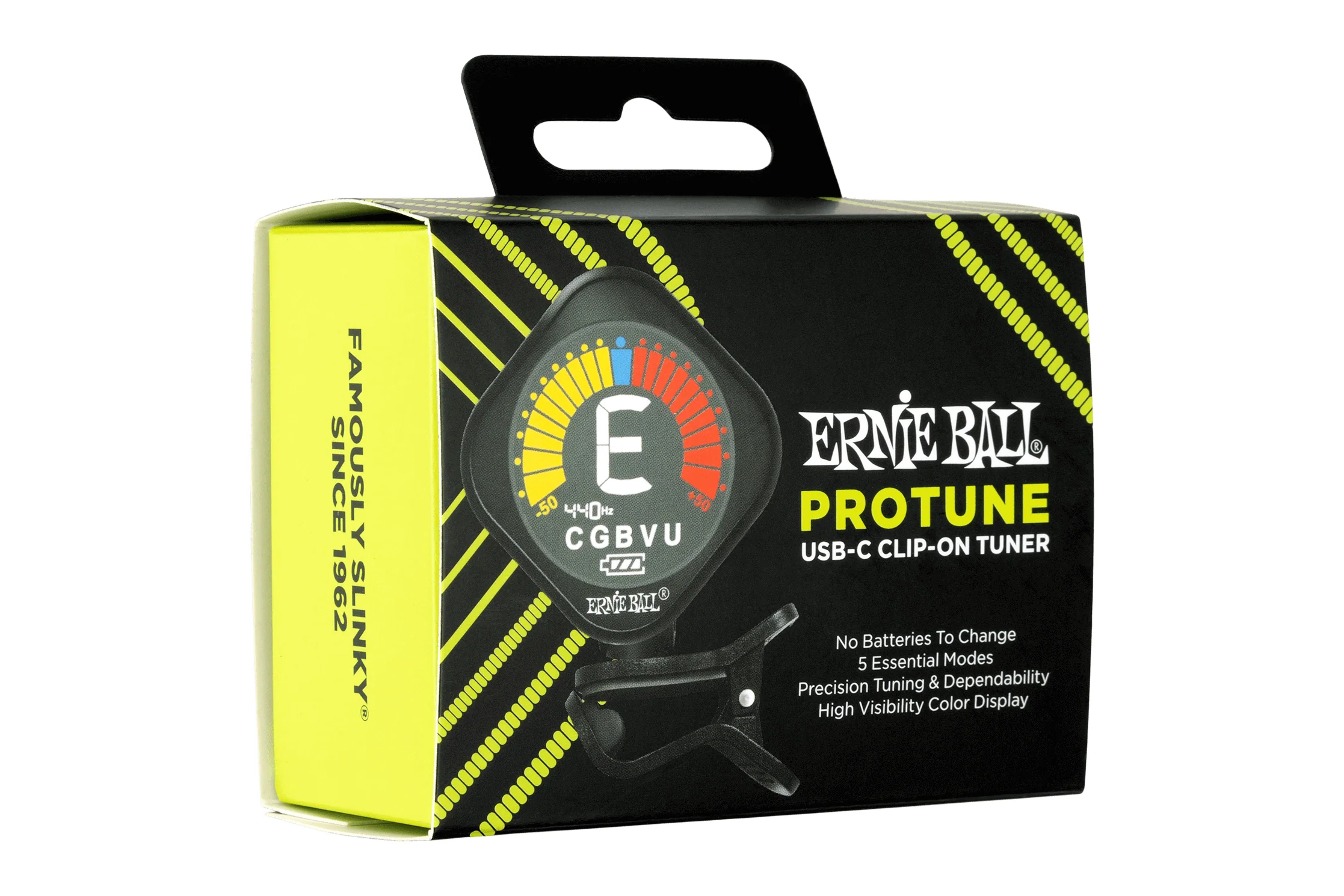 Ernie Ball USB-C Rechargeable Clip-on Tuner - Image 4