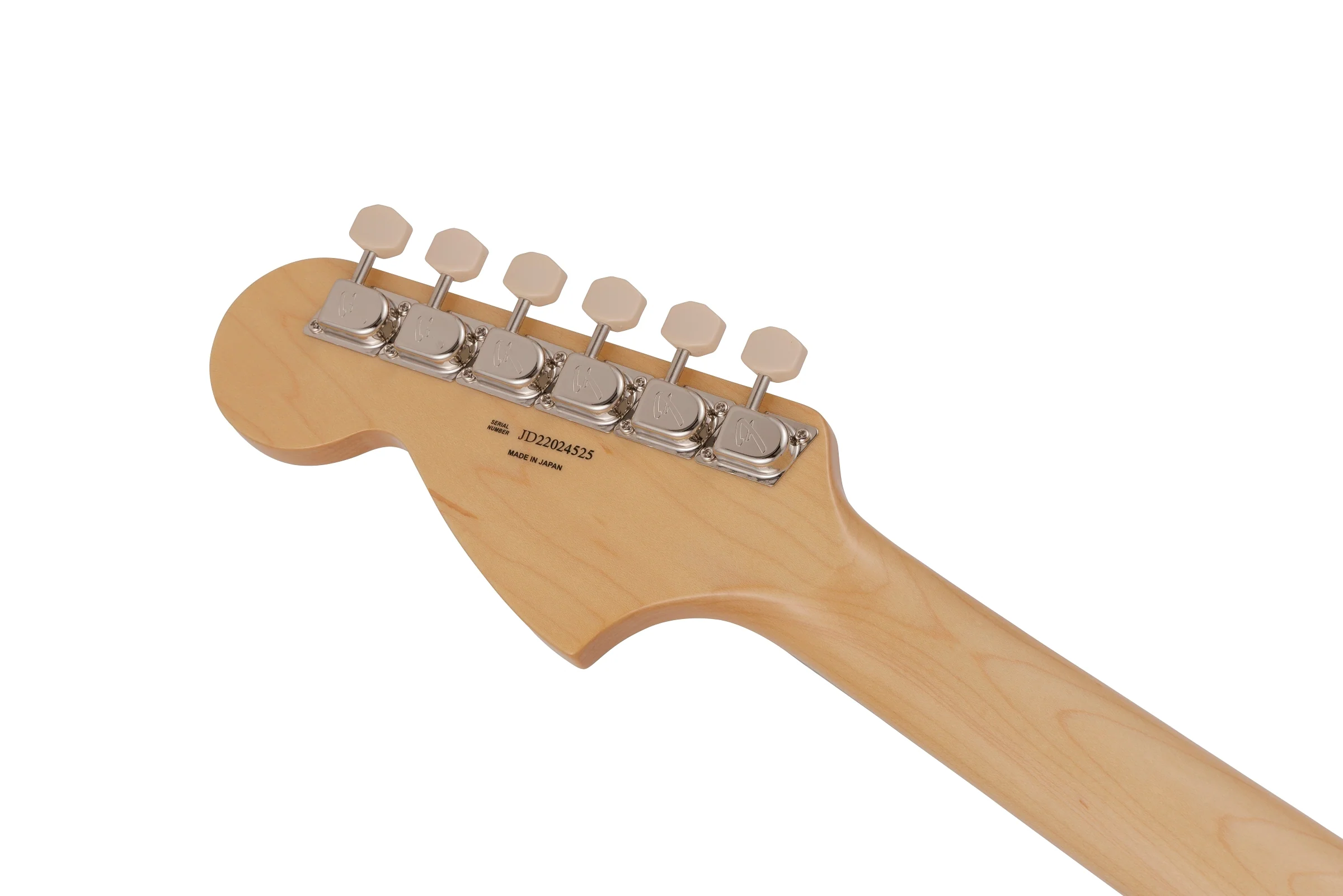 Fender 2023 Collection, Made in Japan Traditional 60s Mustang, Olympic White with Red Competition Stripe - Image 6