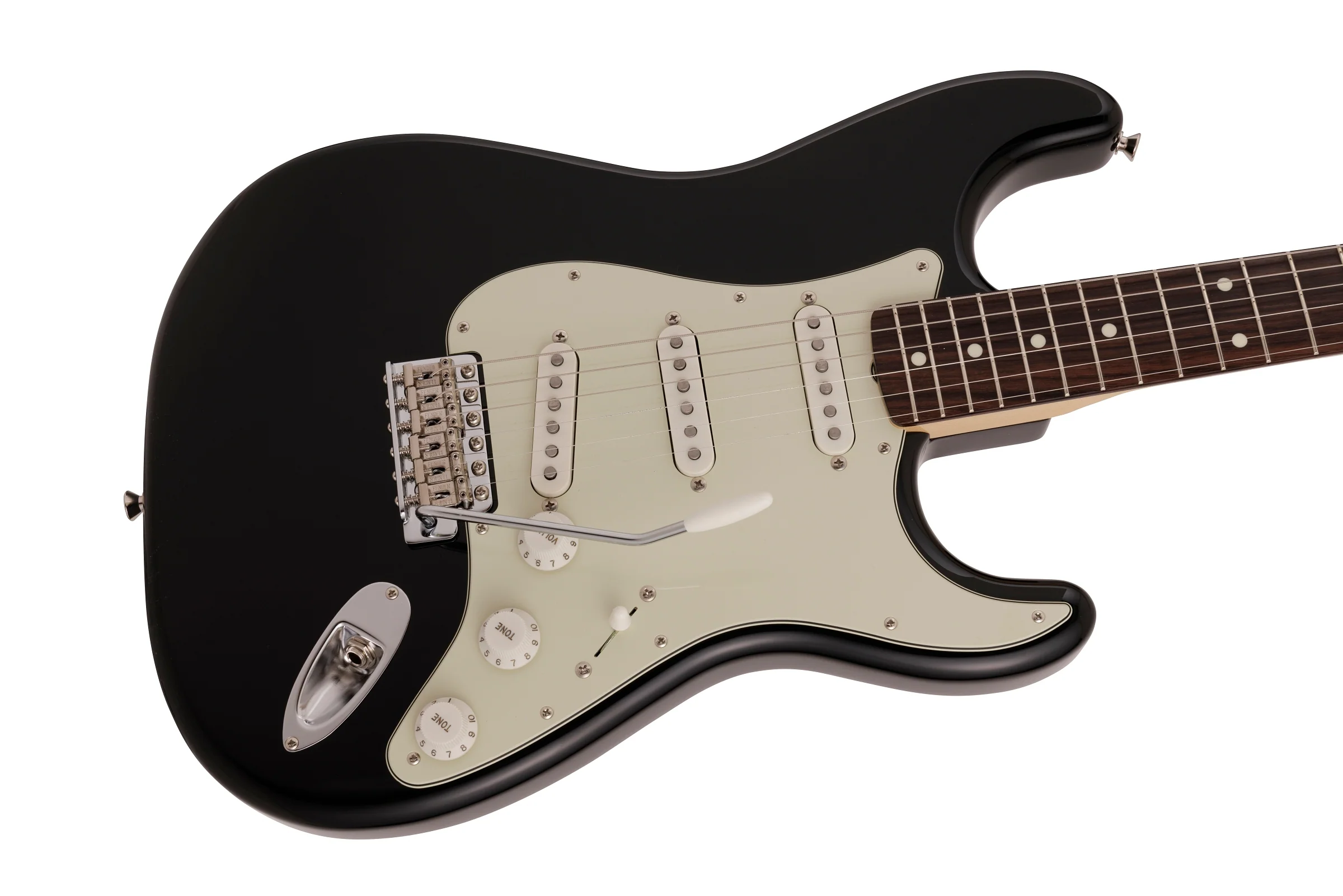 Fender 2023 Collection Made in Japan Traditional 60s Stratocaster Black - Image 3