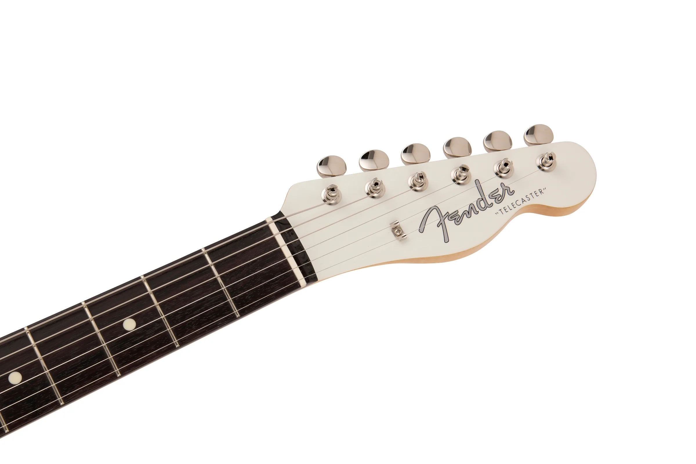 Fender 2023 Collection, Made in Japan Traditional 60s Telecaster, Olympic White with Blue Competition Stripe - Image 5
