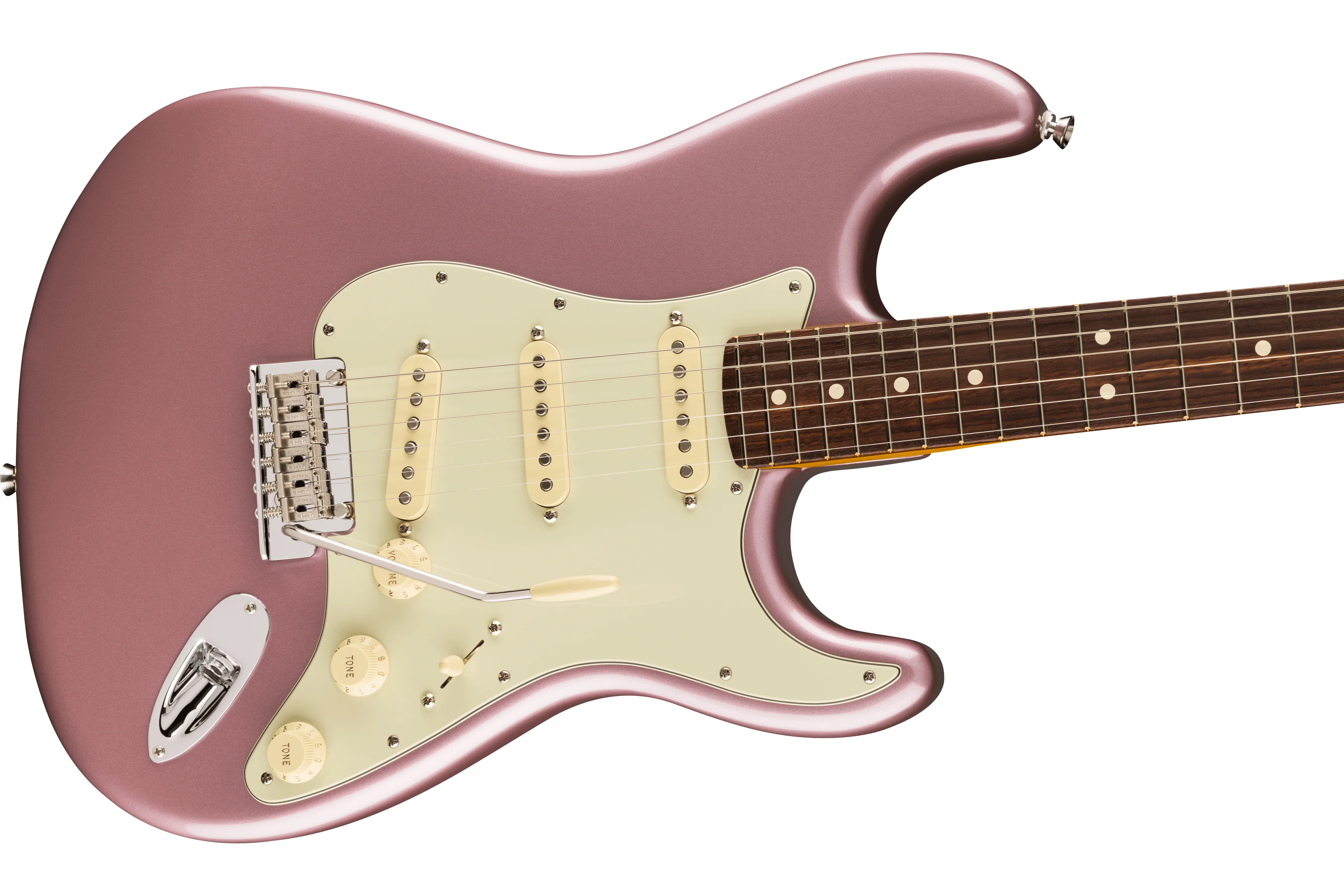 Fender Limited Edition American Professional II Stratocaster, Burgundy Mist Metallic - Image 3