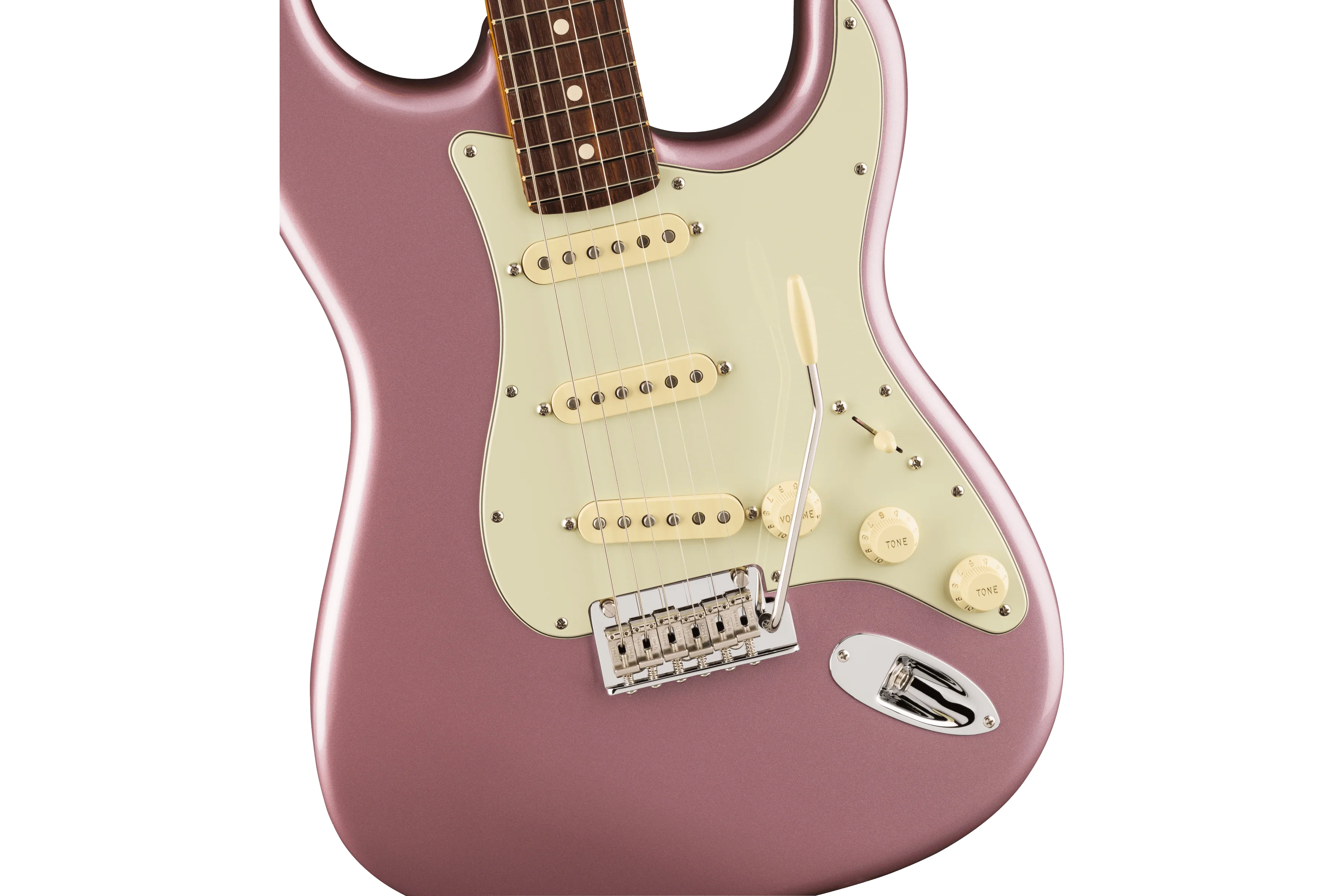 Fender Limited Edition American Professional II Stratocaster, Burgundy Mist Metallic - Image 4