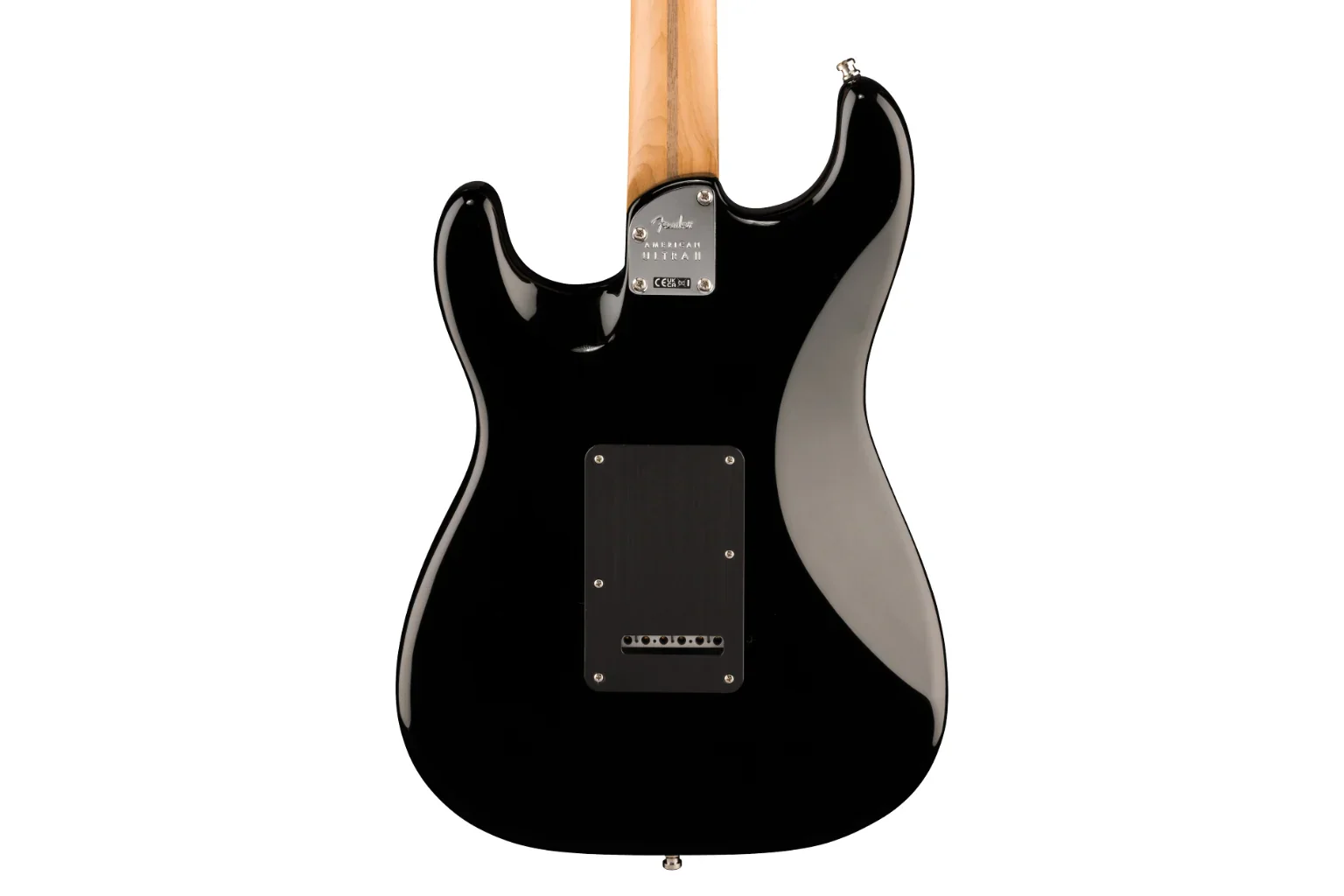 Fender American Ultra II Stratocaster, Roasted Maple Neck, Black (Limited Edition) - Image 4