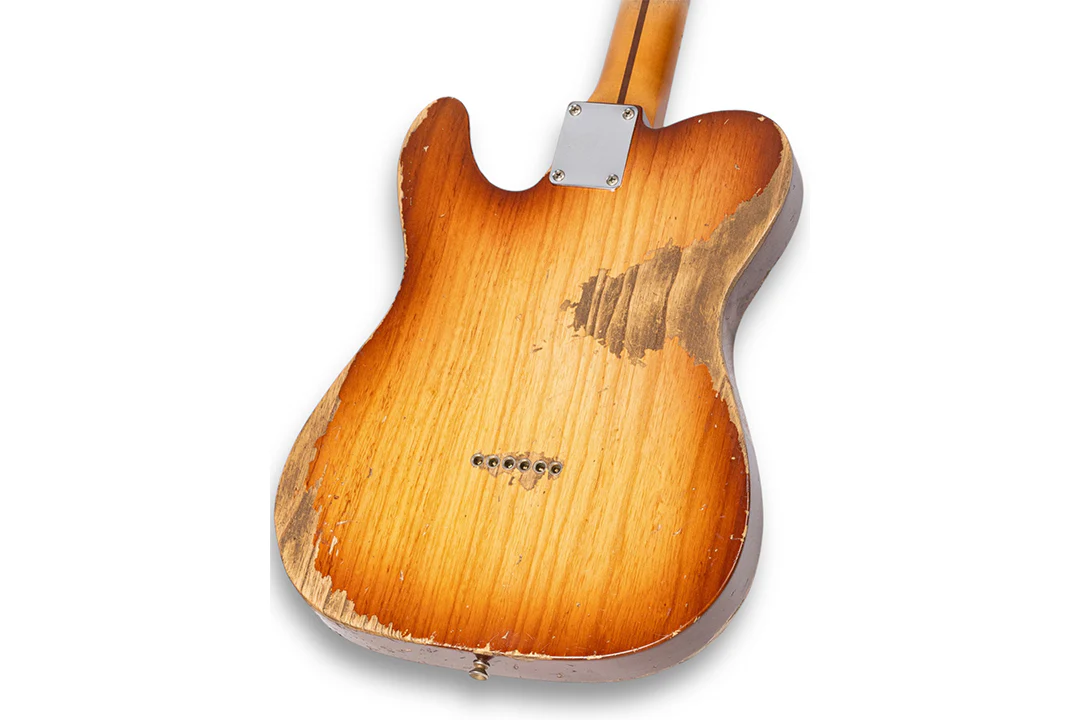 Fender Custom Shop 1950 Telecaster, Heavy Relic, Natural 3 Tone Sunburst, Masterbuilt by Levi Perry - Image 3