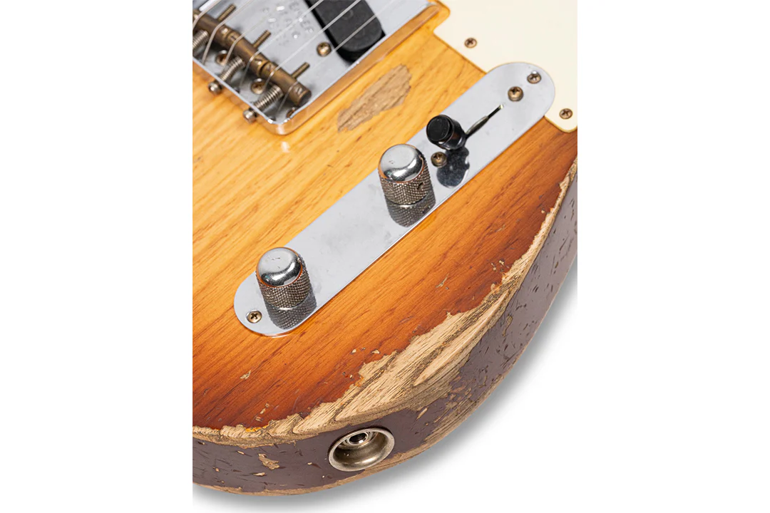 Fender Custom Shop 1950 Telecaster, Heavy Relic, Natural 3 Tone Sunburst, Masterbuilt by Levi Perry - Image 4