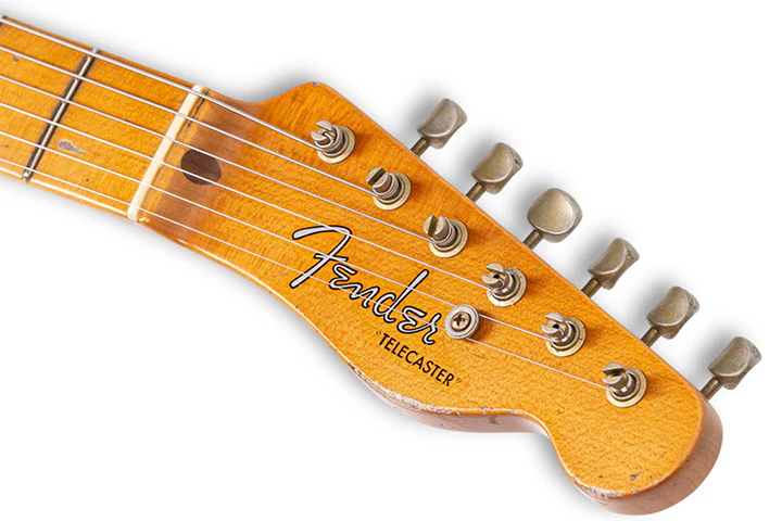 Fender Custom Shop 1950 Telecaster, Heavy Relic, Natural 3 Tone Sunburst, Masterbuilt by Levi Perry - Image 9
