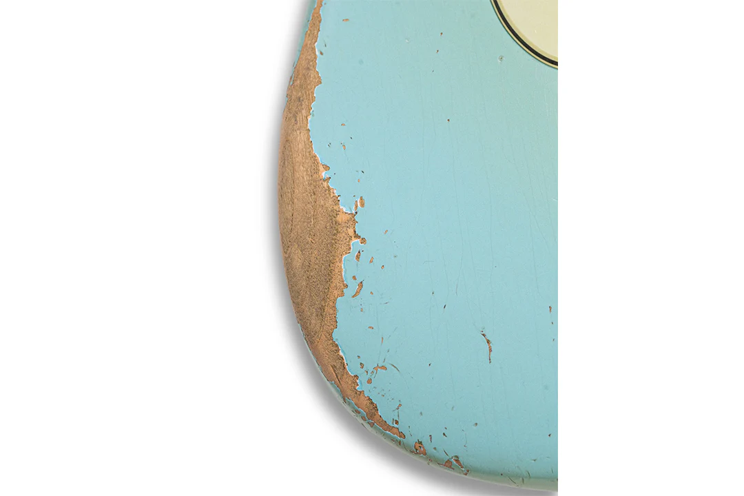Fender Custom Shop 1960 Stratocaster, Heavy Relic, Daphne Blue, Masterbuilt by Levi Perry - Image 3