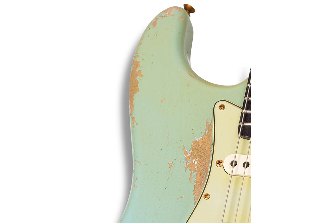 Fender Custom Shop 1960 Stratocaster, Heavy Relic, Daphne Blue, Masterbuilt by Levi Perry - Image 6