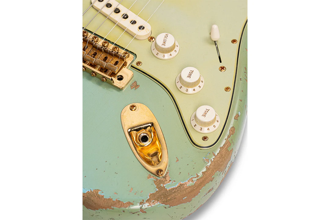 Fender Custom Shop 1960 Stratocaster, Heavy Relic, Daphne Blue, Masterbuilt by Levi Perry - Image 7