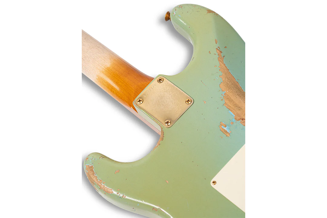 Fender Custom Shop 1960 Stratocaster, Heavy Relic, Daphne Blue, Masterbuilt by Levi Perry - Image 9