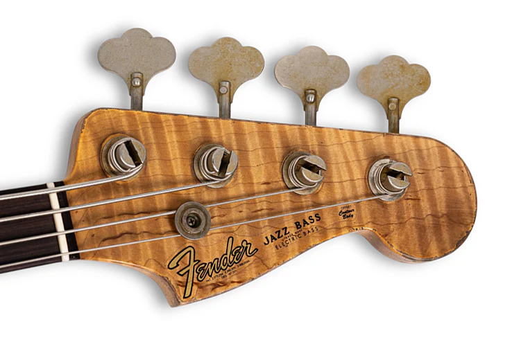 Fender Custom Shop 1964 Jazz Bass, Heavy Relic, Aged 3 Tone Sunburst, Masterbuilt by Andy Hicks - Image 8