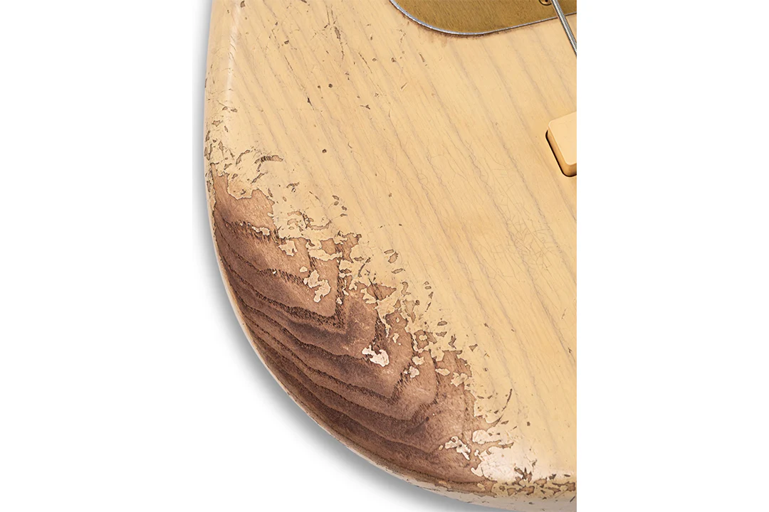 Fender Custom Shop 1964 Jazz Bass, Heavy Relic, Aged Honey Blonde, Masterbuilt by Andy Hicks - Image 7