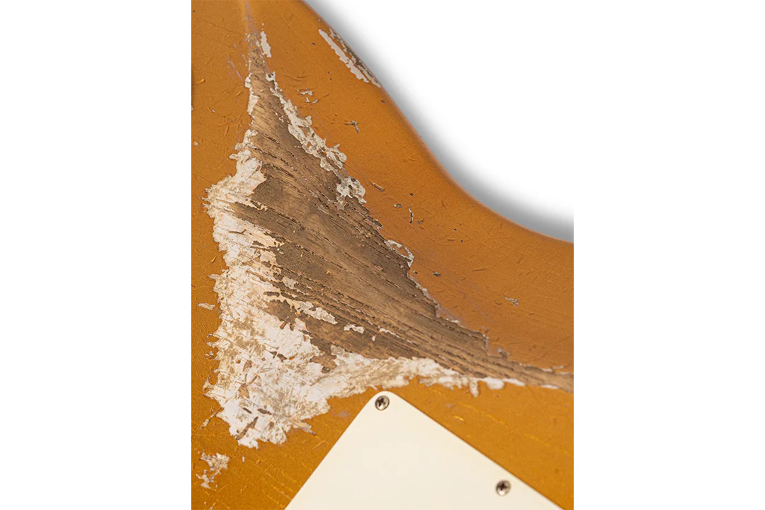 Fender Custom Shop 1969 Stratocaster, Heavy Relic, Super Aged Aztec Gold, Masterbuilt by Levi Perry - Image 10