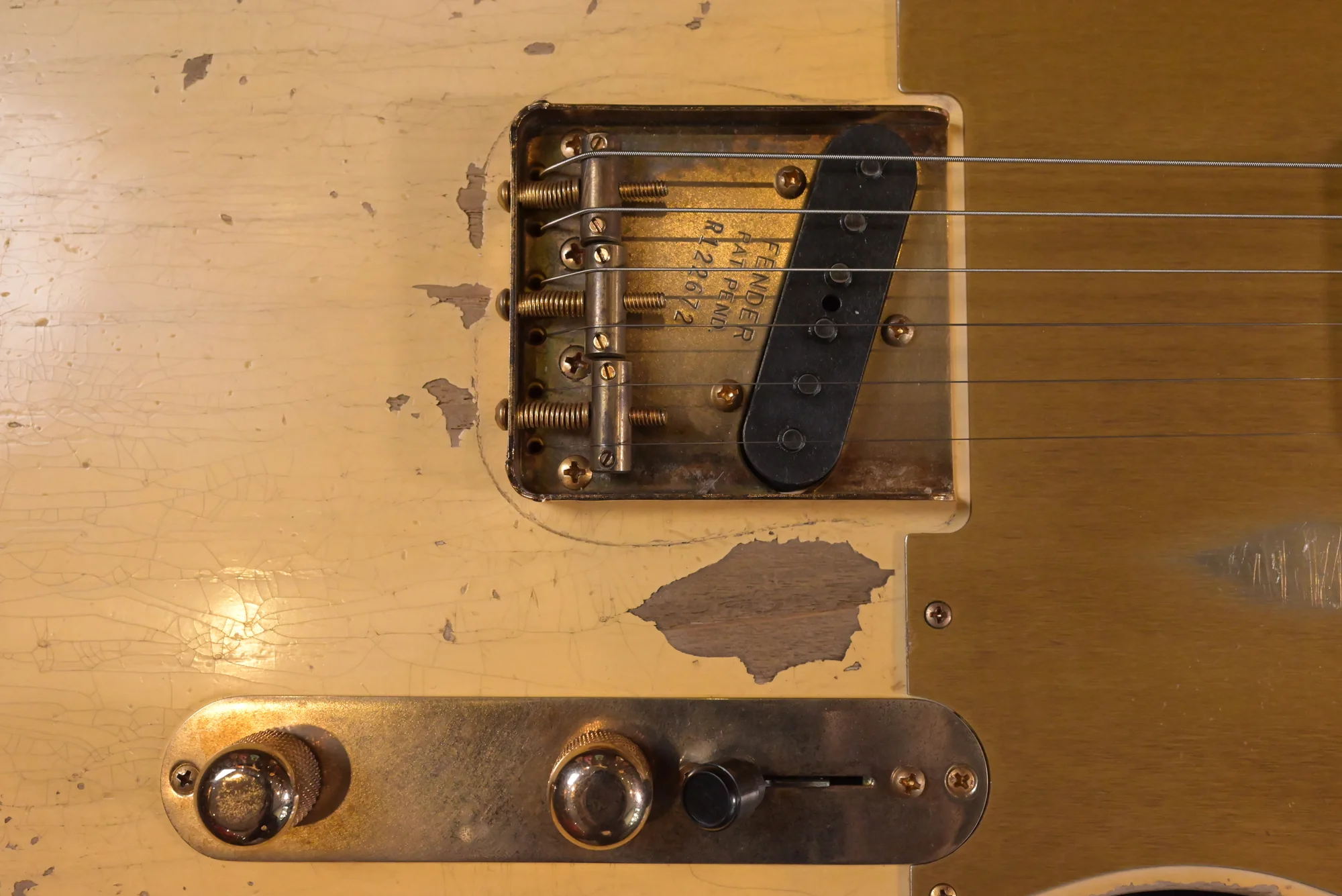 Fender Custom Shop 52 Telecaster Heavy Relic, White Blonde - Dale Wilson - Image 4