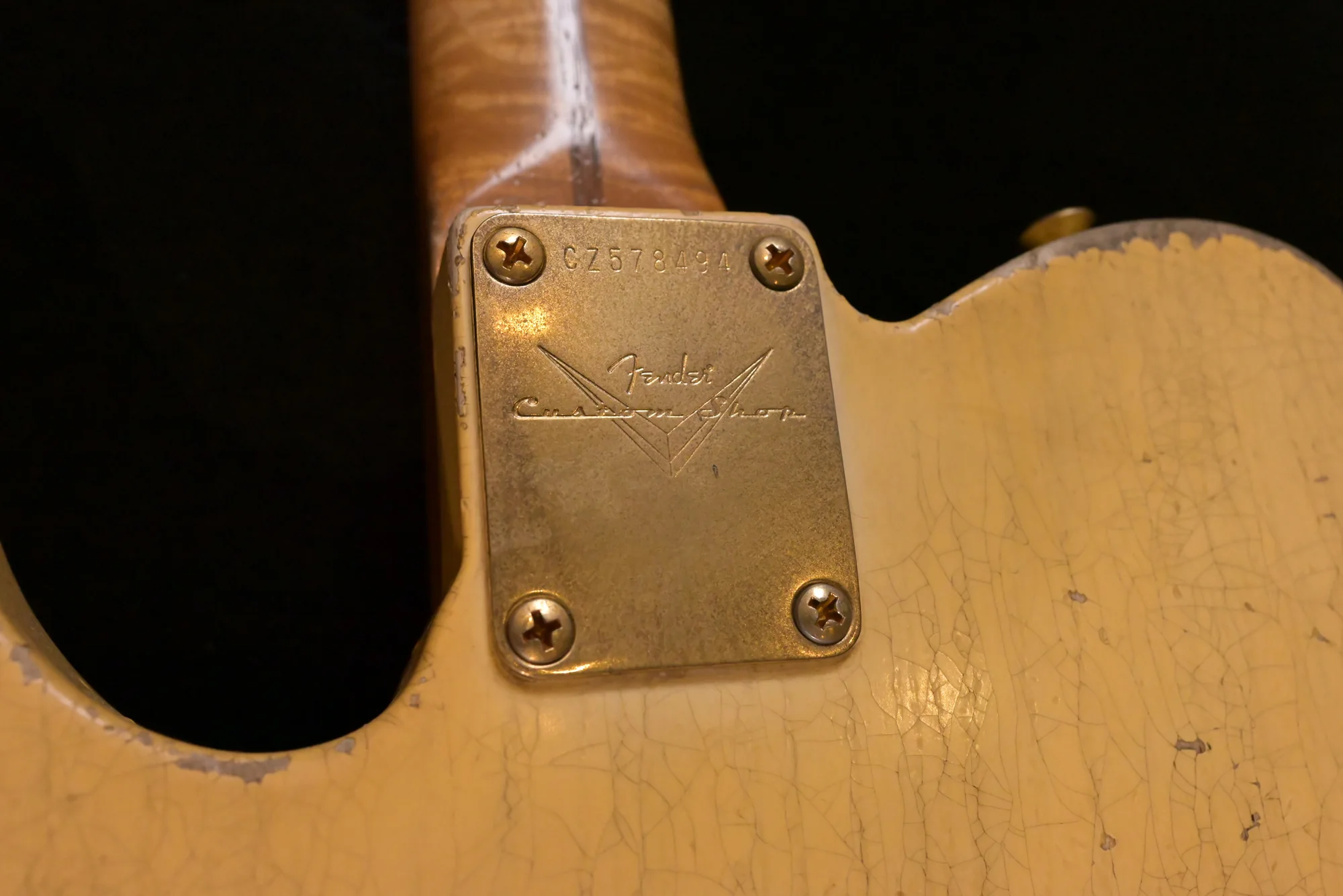 Fender Custom Shop 52 Telecaster Heavy Relic, White Blonde - Dale Wilson - Image 7