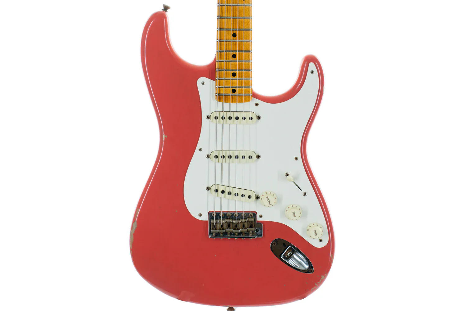 Fender Custom Shop '57 Stratocaster Relic Tahitian Coral - Image 4