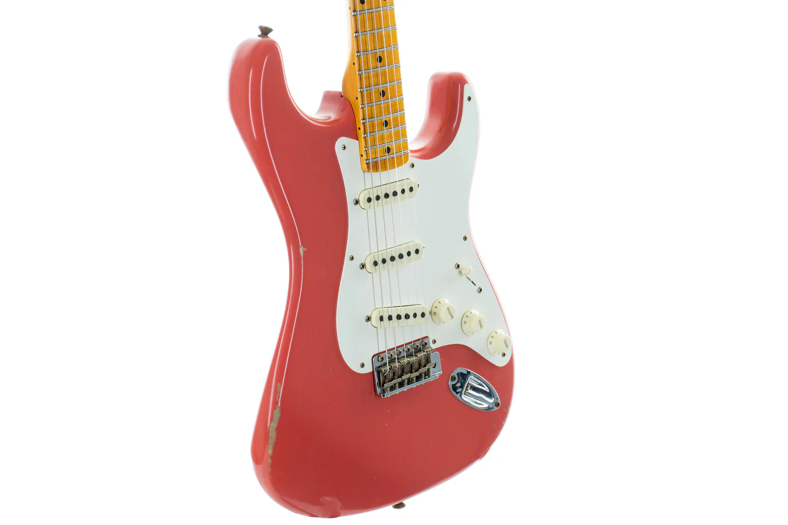 Fender Custom Shop '57 Stratocaster Relic Tahitian Coral - Image 5