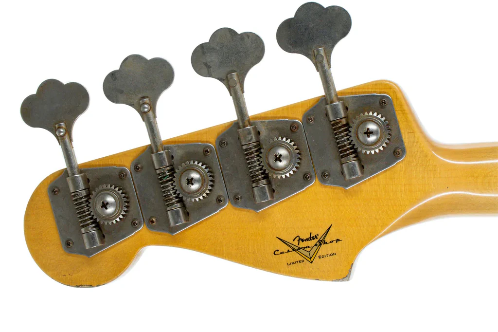 Fender Custom Shop '60 Jazz Bass Relic, Super Faded Aged Tahitian Coral - Image 7