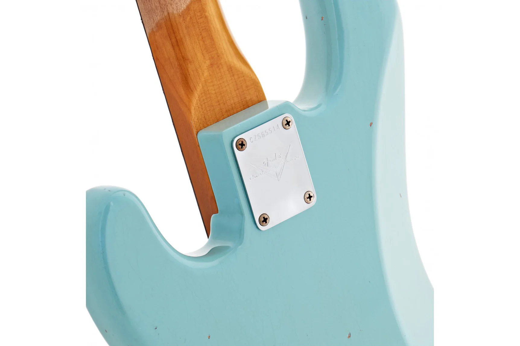 Fender Custom Shop 63 Precision Bass Journeyman, Aged Daphne Blue - Image 3