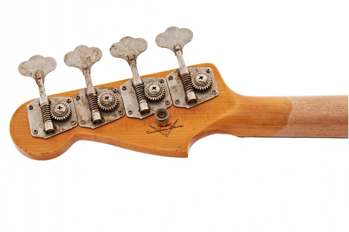 Fender Custom Shop 63 Precision Bass Journeyman, Aged Daphne Blue - Image 7