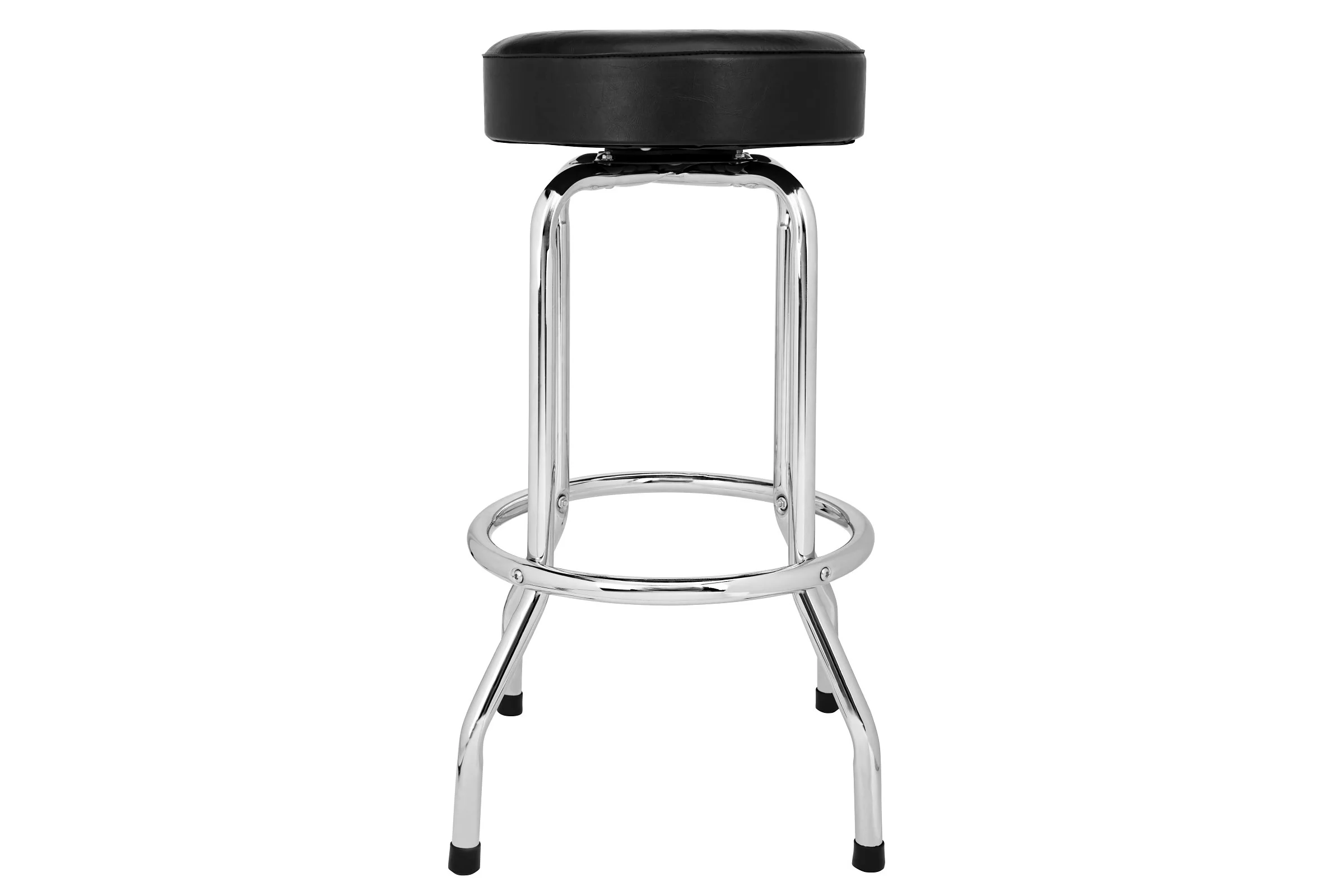 Fender Custom Shop Chevron Logo Barstool, Black/Chrome - Image 5
