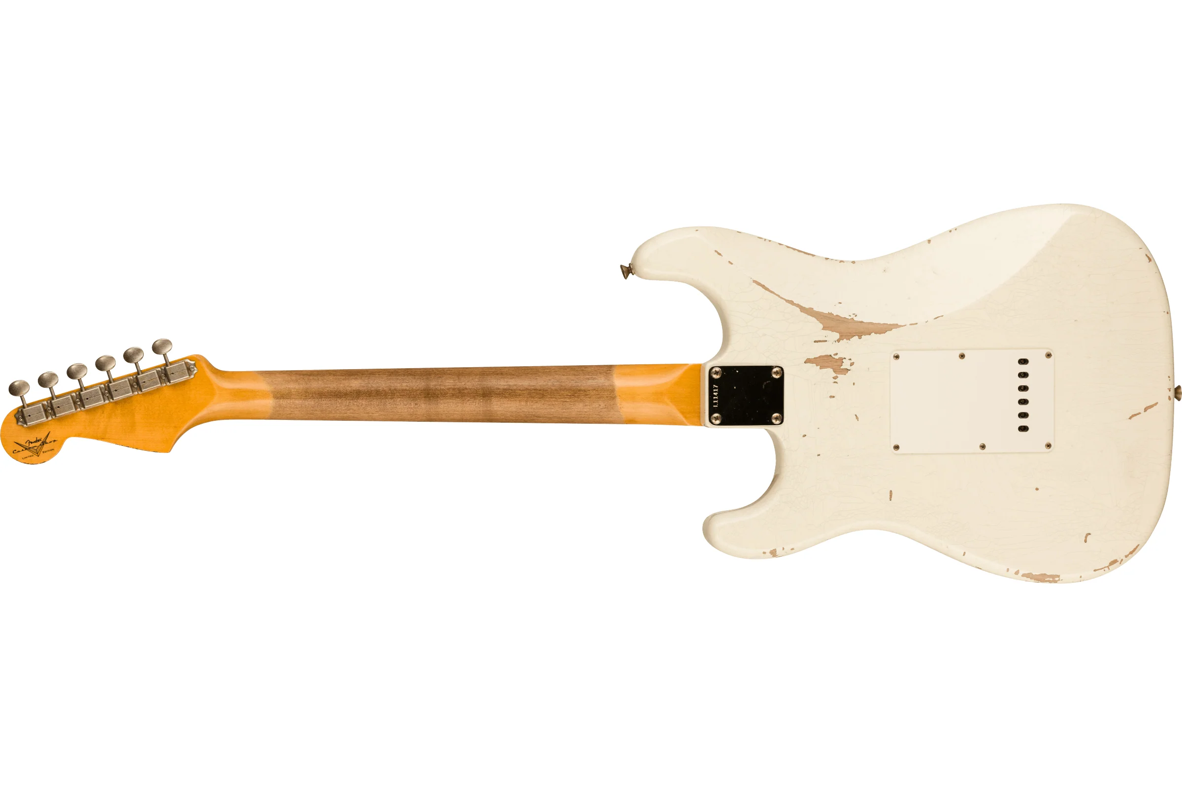 Fender Custom Shop Limited Edition 1964 L-Series Stratocaster Heavy Relic, Aged Olympic White - Image 2