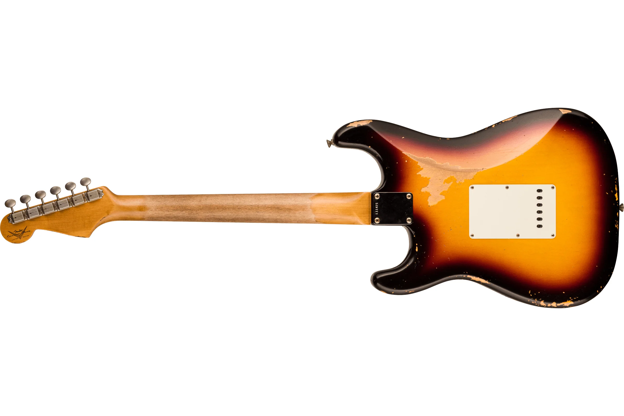 Fender Custom Shop Limited Edition 1964 L-Series Stratocaster Heavy Relic, Target 3-Color Sunburst - Image 2